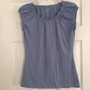 Light denim blue blouse